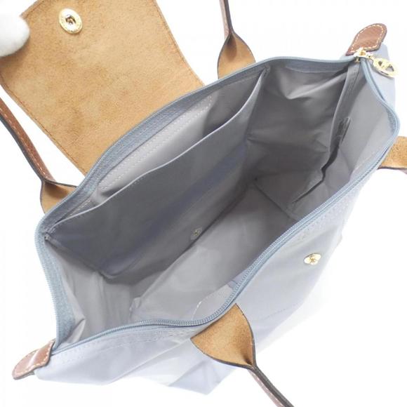 Longchamp Le Pliage Medium Nylon Shoulder Bag Silver - Picture 6 of 6